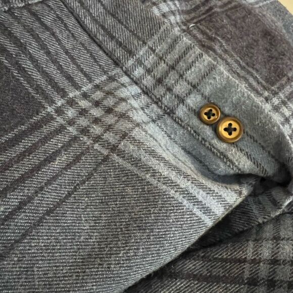 NWT True Craft size XXL blue plaid button down shirt - Picture 3 of 9